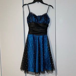 Royal blue dress